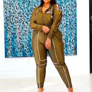 Milano Di Rouge Venus Mars Jumpsuit (Green)